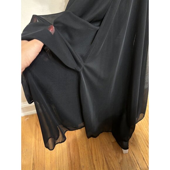 Stunning Cache Ruched Mermaid Bustier Maxi Dress Evening Gown Rhinestone Cut out - Picture 6 of 11